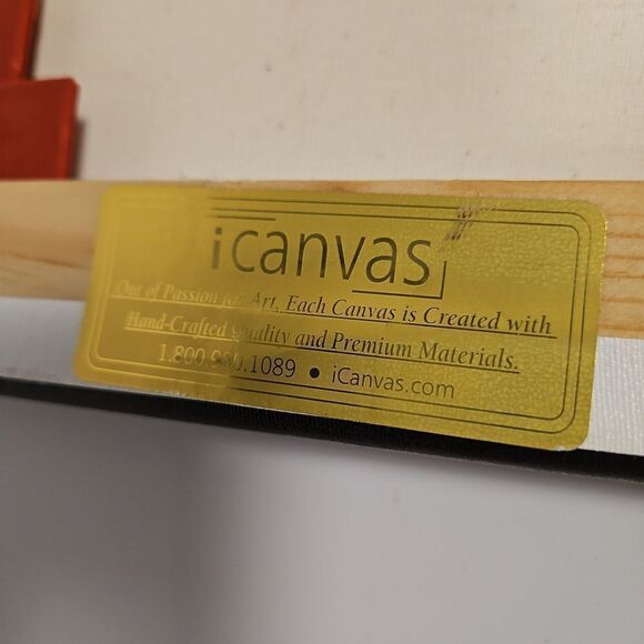 Gold Bling Heel Canvas Picture - Picture 6 of 7